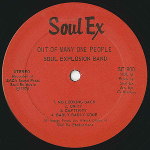 Soul explosion band   out of many one people label 02