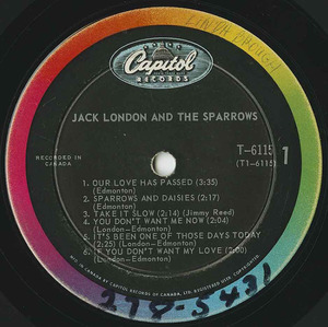 Jack london and the sparrows st label 01