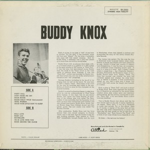 Buddy knox st2 stereo back