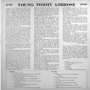 Tommy ambrose young back