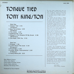 Tony kingston tongue tied back