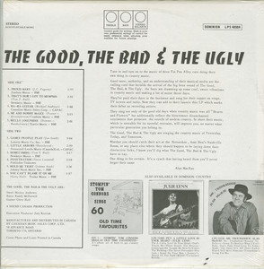 The good the bad and the ugly   st back