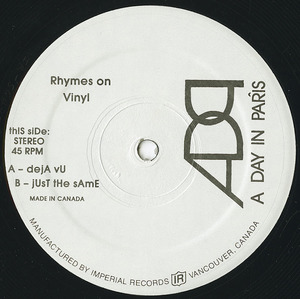 A day in paris   rhymes on vinyl label 02