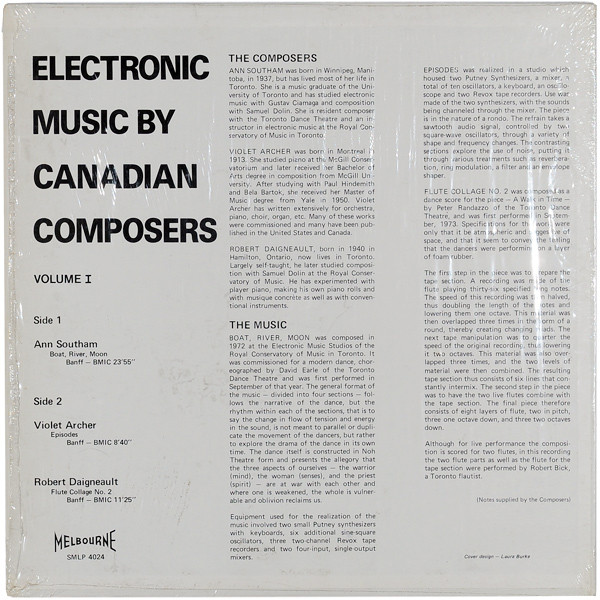 Compilation - Electronic Music by Canadian Composers Volume 1