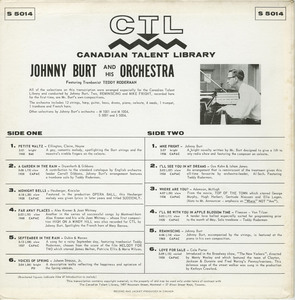 Johnny burt   his orchestra   reminiscing ctl 5014 front