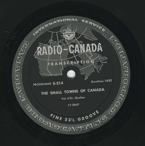 Cbc the small towns of canada val d'or quebec label