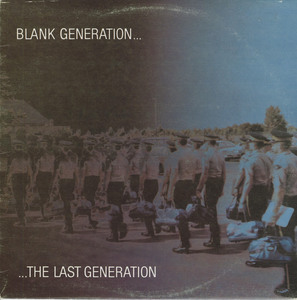 Blank generation   the last generation front
