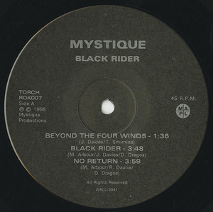 Mystique black rider label 01