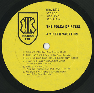 Polka drifters   on a winter vacation vinyl 02