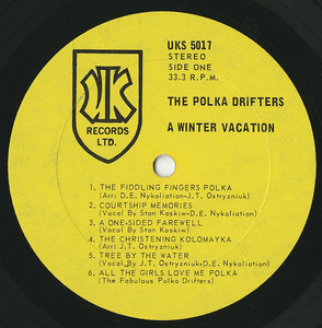 Polka drifters   on a winter vacation vinyl 01