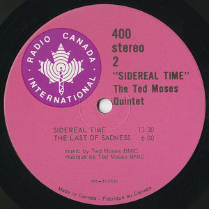 Ted moses quintet   sidereal time label 02