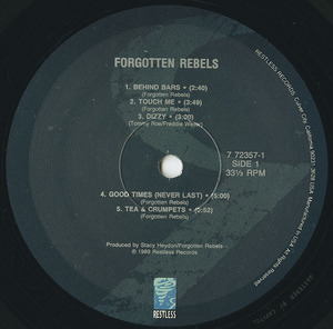 Forgotten rebels st 1989 label 01