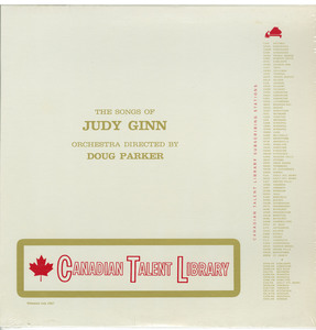 Judy ginn   the songs of judy ginn front