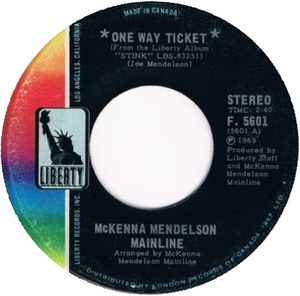 Mckenna mendelson mainline one way ticket liberty