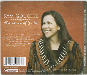 Cd kym gouchie   gouchie  kym   mountain of youth back