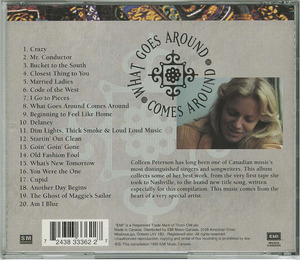 Cd colleen peterson   what goes around comes around jewel back