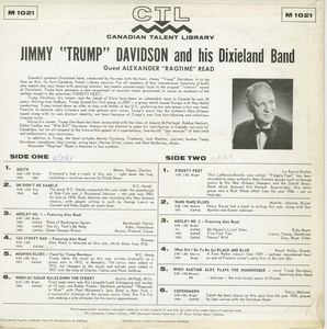 Jimmy trump davidson and his dixieland band with guest alex read dixieland band front