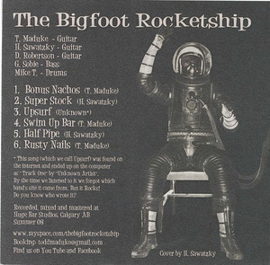 Cd bigfoot rocketship st back