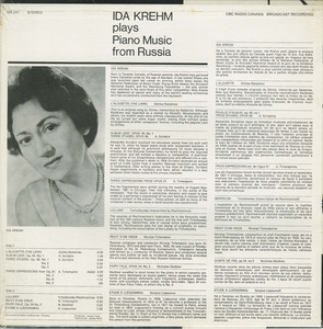 Ida krehm   plays piano music from russia back