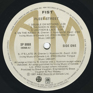 Fist fleet street label 01