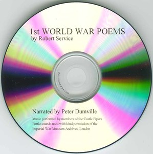 Cd robert service war poems cd