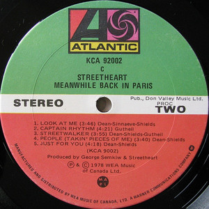 Streetheart   meanwhile back in paris