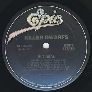 Killer dwarfs big deal label 02