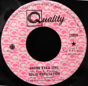 Solid reputation   brown eyed girl