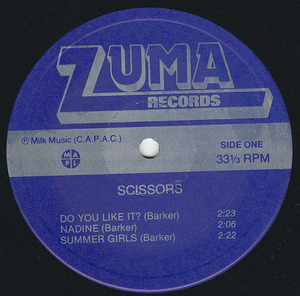 Scissors   st label 01