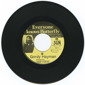 45 gordy hayman everyone knows butterfly vinyl 02