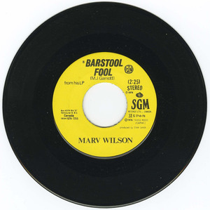 45 marv wilson barstool fool vinyl 01