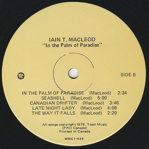 Iain t. macleod   in the palm of paradise label 02