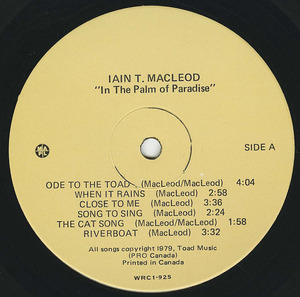 Iain t. macleod   in the palm of paradise label 01