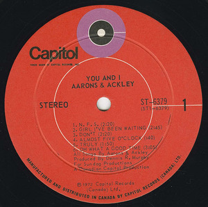 Aarons   ackley   you   i label 01