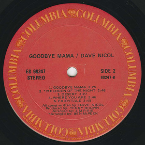 Dave nicol goodbye mama label 02