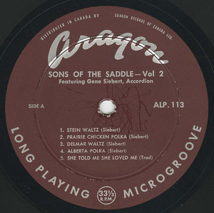 Sons of the saddle vol 2 label 01