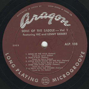 Sons of the saddle vol 1 label 02