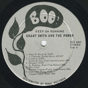 Grant smith   the power   keep on running label 01