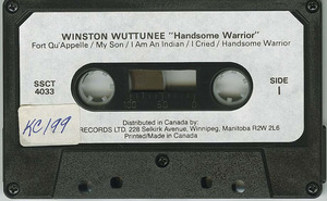 Cassette winston wuttunee   handsome warrior cassette 01