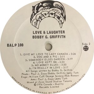 Griffith  bobby g.   love   laughter %282%29