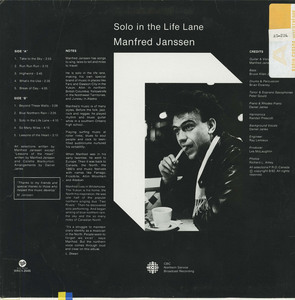 Manfred janssen   solo in the life lane back