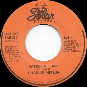 Hipson  charlie   you on my mind bw passing of time %282%29