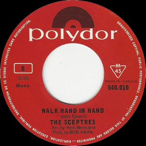 The sceptres montreal walk hand in hand polydor