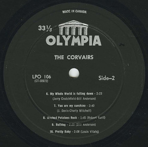 Corvairs   st label 02