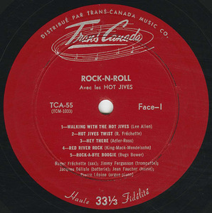 Hot jives rock n roll label 01
