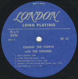 Cruisers   cruisin' the popeye label 02