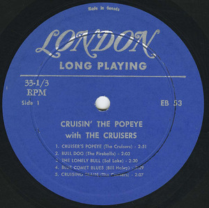 Cruisers   cruisin' the popeye label 01