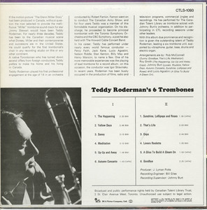 Teddy rodderman's 6 trombones ctls 1093 back