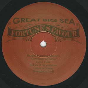 Great big sea   fortune's favour label 02