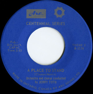 Toth  jerry   a place to stand %281%29